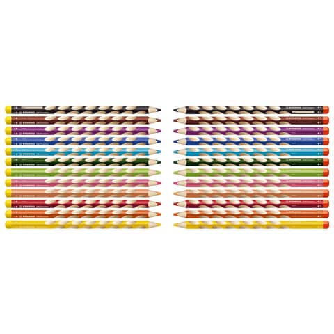 STABILO® - Ergonomischer Buntstift für Rechtshänder - EASYcolors - Einzelstift - laubgrün