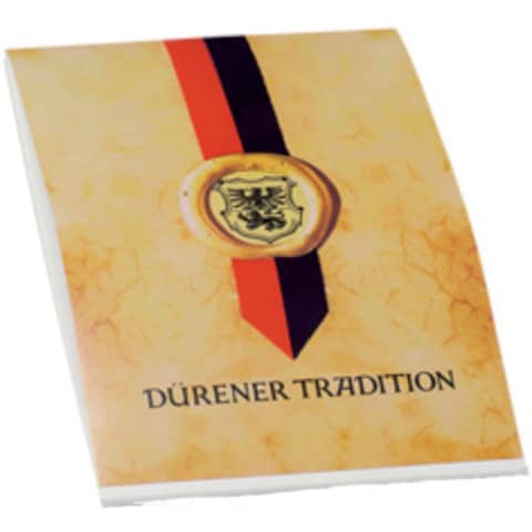 Rössler Papier - Briefkartenblock Dürener Tradition - A6, 25 Stück, satiniert