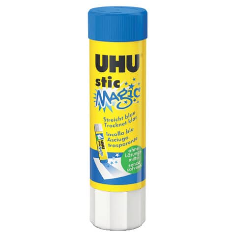 UHU® - stic MAGIC Klebestift - 8,2 g, ohne Lösungsmittel, farbig