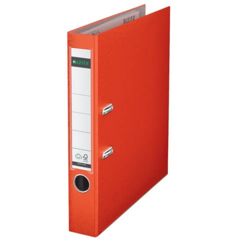 Leitz - 1015 Ordner Plastik - A4, 52 mm, hellrot
