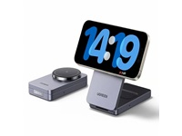 UGREEN - faltbare Mag Safe Ladestation - 2 in 1 - W528 - Grau