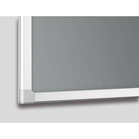 Korktafel PROFESSIONAL - 120 x 90 cm, hellgrau