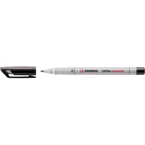 STABILO® - Folienstift - OHPen universal - wasserlöslich fein - Einzelstift - schwarz