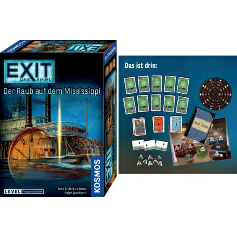 Kosmos - Familienspiel EXIT Das Spiel - Der Raub auf dem Mississippi 