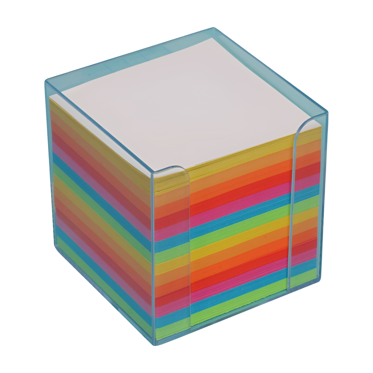 Büroring - Zettelbox 9cm x 9cm x 9cm - 700 Blatt - bunt