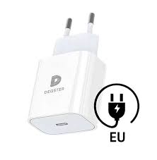  DEQSTER - Charger - 20W - EU-Plug Type-C - Weiß