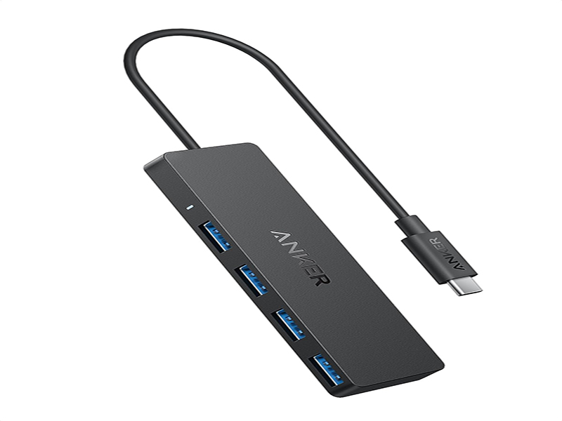 ANKER - 4-in-1 USB Data Hub Ultra Slim - 4x USB-A - inkl. 20cm Erweiterungskabel 