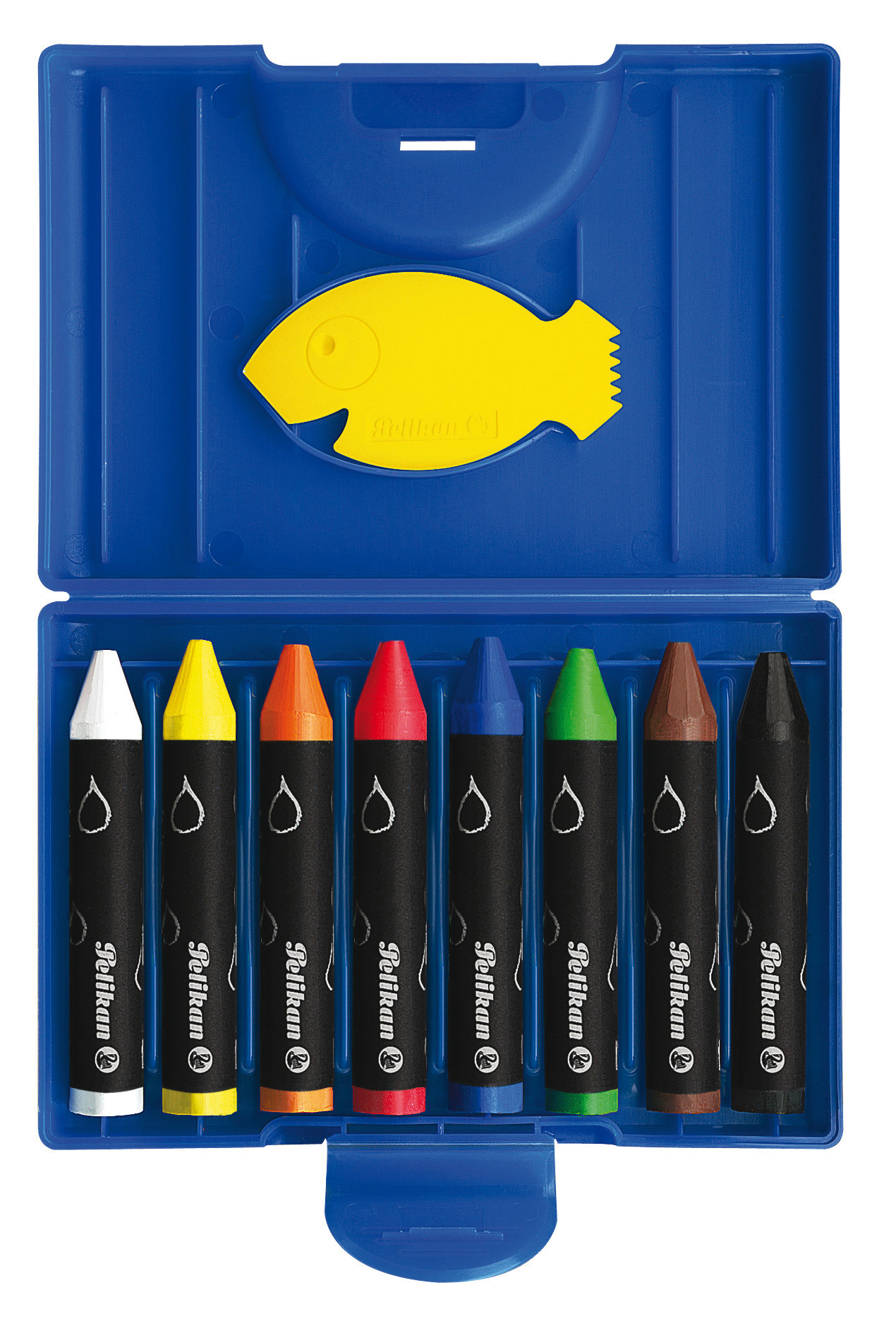 Pelikan - Wachsmalstifte, wasservermalbar - 8er Etui*