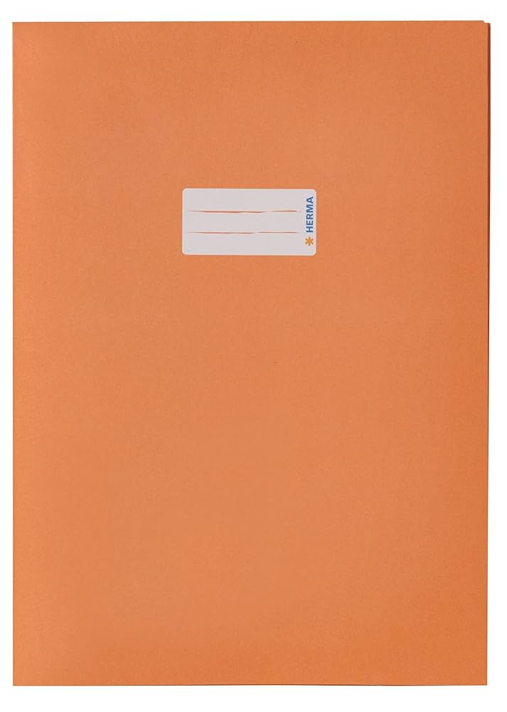 Herma - Hefthülle - Papier - Orange - A4