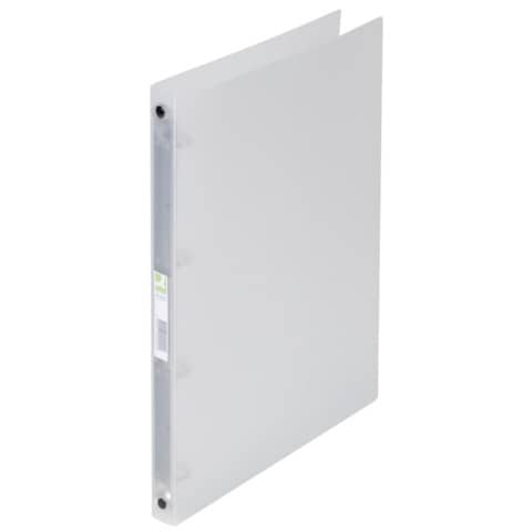 Q-Connect® - Ringbuch transparent - A4, 4-Ring, Ring-Ø 16 mm, transparent 
