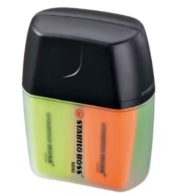 Stabilo - Textmarker Boss Mini Big Box 4-Farben - gelb,grün,orange,blau