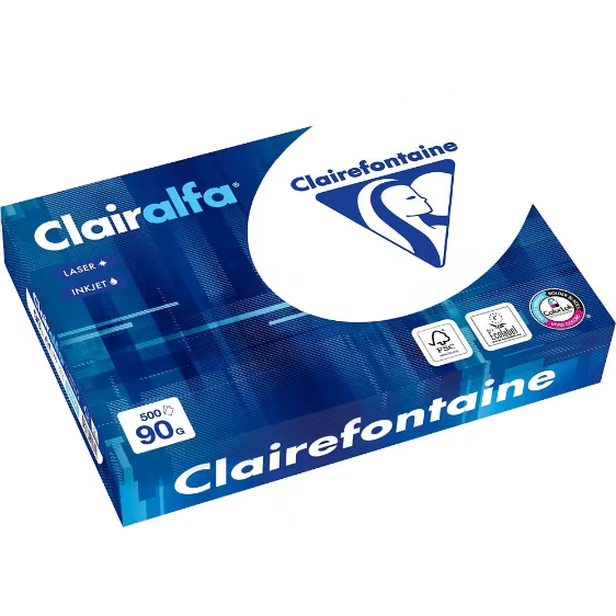 Clairefontaine - Kopierpapier A4 - Clairalfa - 90g/m2