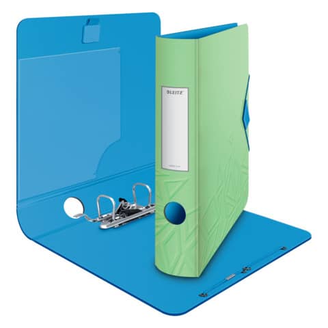 Leitz - 1117 Qualitäts-Ordner Urban Chic - PP, A4, schmal, grün