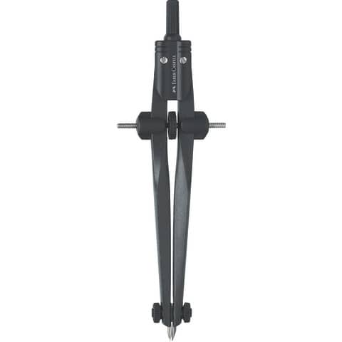 FABER-CASTELL - Schnellverstellzirkel Stream 2019 - Ø340 mm, 170 mm, black stone, Etui