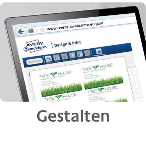 Avery Zweckform® - C32011-25 Superior Visitenkarten, 85 x 54 mm, einseitig beschichtet - matt, 25 Blatt/250 Stück