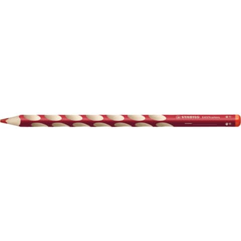 STABILO® - Ergonomischer Buntstift für Rechtshänder - EASYcolors - Einzelstift - kirschrot