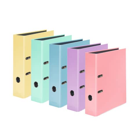 Falken - Ordner - A4, 8 cm Pastell Color sortiert