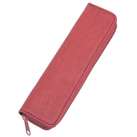 Alassio® - Schreibgeräte-Etui - 50 x 170 x 20 mm, rot