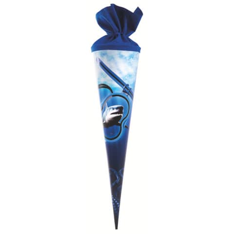 Goldbuch - Schultüte 3D Hai - rund, 70 cm