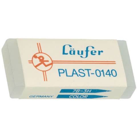 Läufer - Radierer Plast für Blei 46x20x9mm 