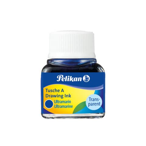 Pelikan® - Tusche A 523 - 10 ml Glas, ultramarin