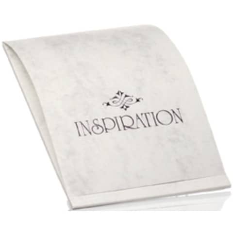 Rössler Papier - Briefblock Inspiration - A4, 40 Blatt, grau marmora