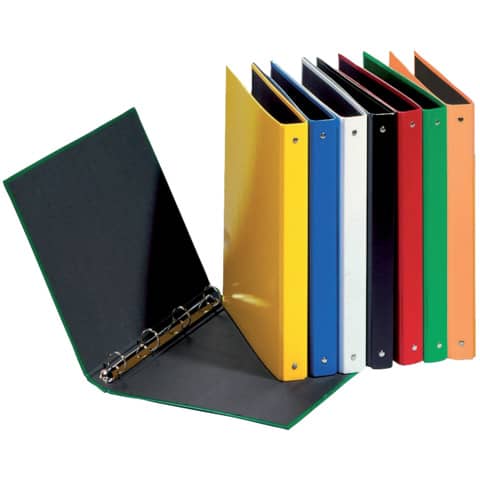 Pagna® - Ringbuch Basic Colours - A4, 4-Ring, Ring-Ø 25mm, 4 farbig sortiert