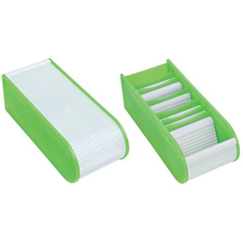 WEDO® - Lernkartei A8 für 500 Karten, inkl. 100 Karten, grün