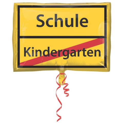 Folienballon Schulanfang - Ø 50 cm