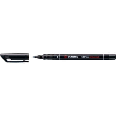 STABILO® - Folienstift - OHPen universal - permanent fein - Einzelstift - schwarz