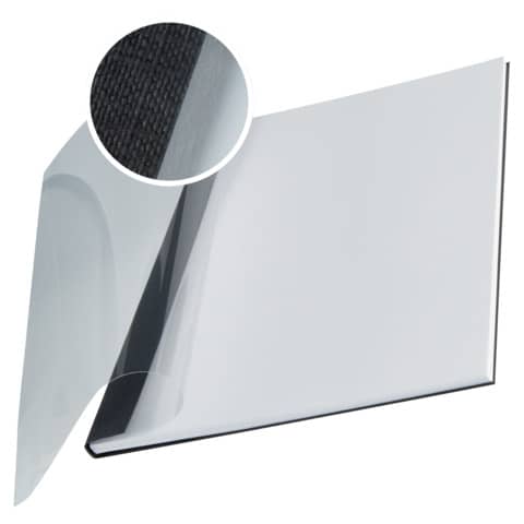 Leitz - 7399 Bindemappe impressBIND - Soft Cover, A4, 7 mm, 10 Stück, schwarz